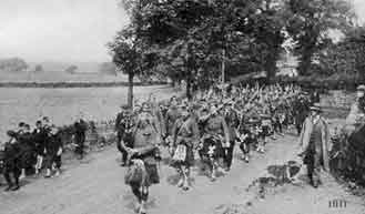 Argylls on the march