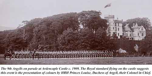 argylls on parade